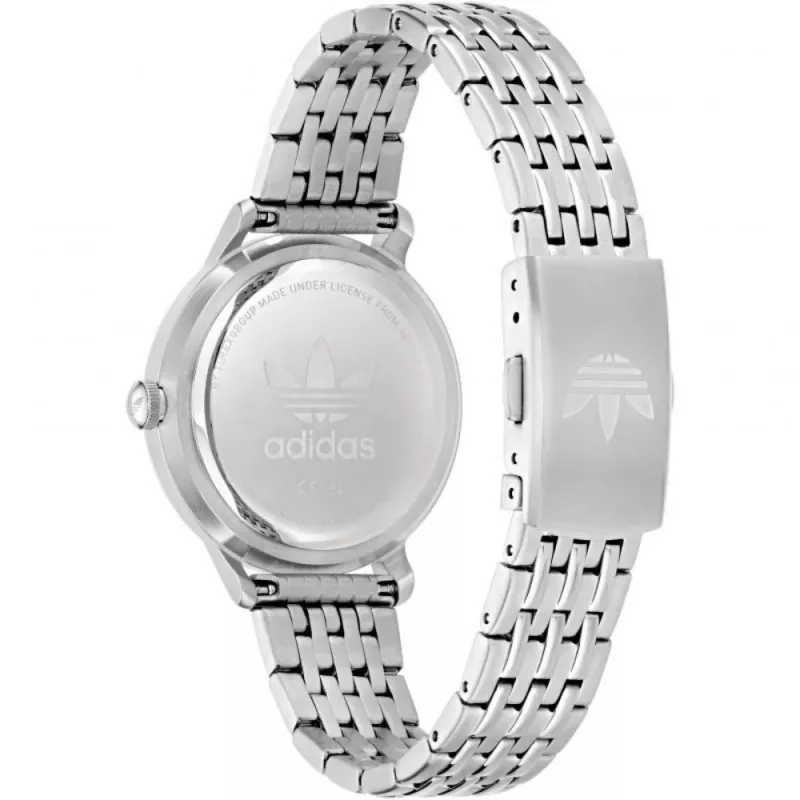 Adidas Unisex Digital Quartz Watch AOSY22065 34mm Silver Black
