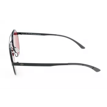 ADIDAS Unisex Sunglasses AOM009-009GLS 57/15/145 mm Black Frame Grey Lens UV400