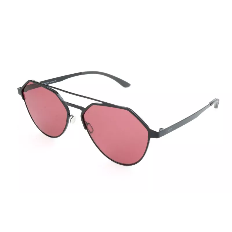 ADIDAS Unisex Sunglasses AOM009-009GLS 57/15/145 mm Black Frame Grey Lens UV400