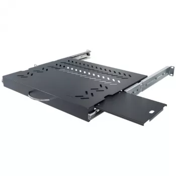 Adjustable Keyboard and Mouse Tray RSR-F2-19-1U-350B-KM Stalflex