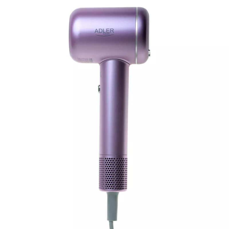 ADLER AD 2270p Travel Hair Dryer 1200W Dual Voltage Foldable Black/Silver