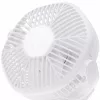 Adler AD 7335 Rechargeable Clip-On Table Fan, 6W, 12.7 cm, 3 Speeds, Oscillation, White