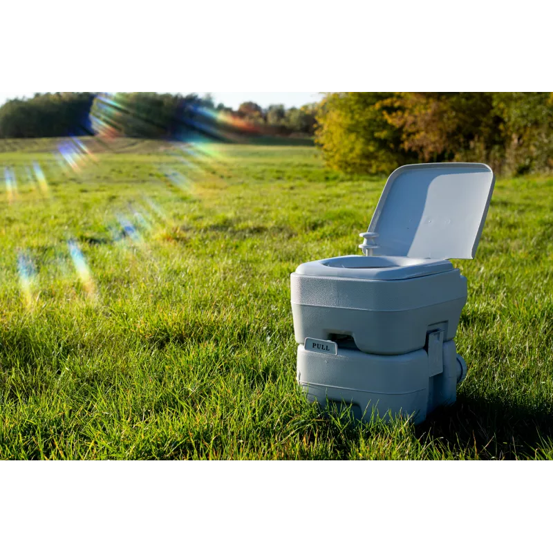Adler CAMRY CR 1035 Portable Camping Toilet 20L Waste Tank 15L Fresh Water Tank Manual Piston Flush