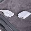 Adler CAMRY CR 7434 Electric Underblanket - Soft Fleece, 3 Heat Settings, 150x80 cm, White/Grey