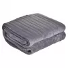 Adler CAMRY CR 7434 Electric Underblanket - Soft Fleece, 3 Heat Settings, 150x80 cm, White/Grey