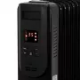 Adler Camry CR 7814 Oil-Filled Radiator with Remote Control, 2500 W, 3 Power Levels, 11 Fins, Digital Thermostat, 24-Hour Timer, LED Display, Overheat & Tip-over Protection, Black