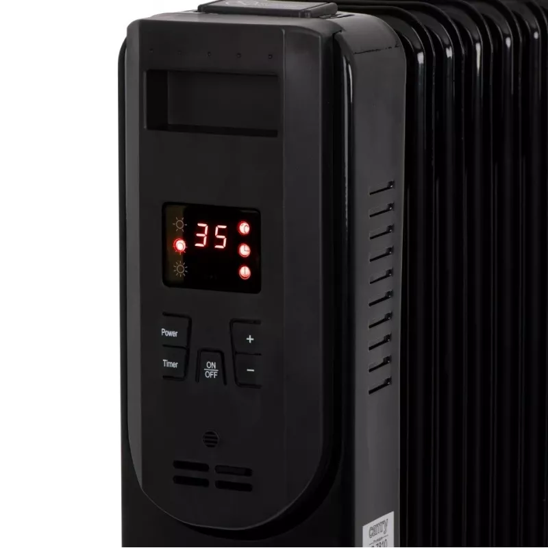 Adler Camry Oil Heater CR 7820 2000W 9-Fin Oil-Filled Radiator White/Grey