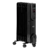Adler CR 7812 Electric Oil-Filled Radiator with Remote Control, 7 Fins, 1500 W, Black