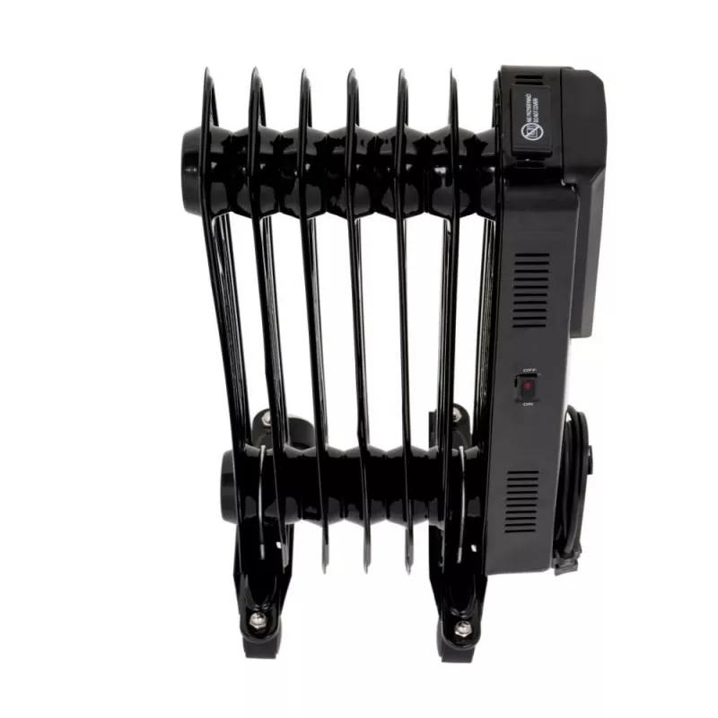 Adler CR 7812 Electric Oil-Filled Radiator with Remote Control, 7 Fins, 1500 W, Black