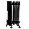 Adler CR 7812 Electric Oil-Filled Radiator with Remote Control, 7 Fins, 1500 W, Black