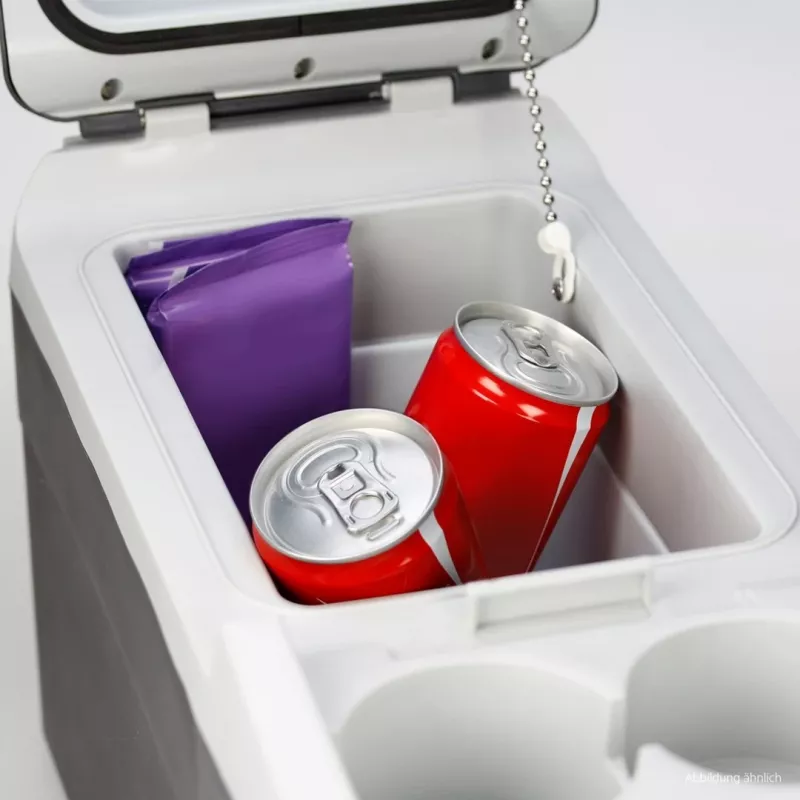 AEG BK16 16L Thermoelectric Cooler & Warmer Box, 12V/230V, Grey/Black