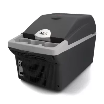 AEG BK16 16L Thermoelectric Cooler & Warmer Box, 12V/230V, Grey/Black