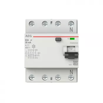 AEG Power Solutions Residual Current Circuit Breaker FN463/A30 4P Type A 63A 30mA
