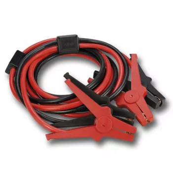 AEG SP 25 Jump Starter Cable 34.2 mm² Copper-Clad Aluminum, 3.5 m, 600 A, 12/24 V, Fully Insulated Clamps 97216