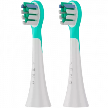 AENO ADBTH09M Replacement Brush Heads, 2 pcs - White