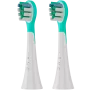 AENO ADBTH09M Replacement Brush Heads, 2 pcs - White