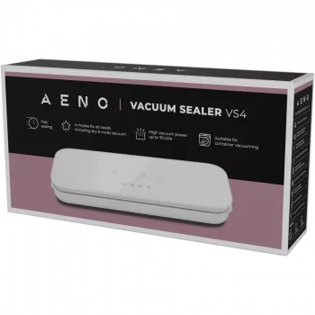 AENO Vacuum Sealer, White, LED Display, 230V AC, 130W, -65kPa