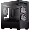 AEROCOOL P300D G-BK-v1 Mini Tower ATX Case, Black, Tempered Glass
