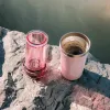 AeroPress Go Plus Coffee Maker with Pink Thermal Mug 475 ml