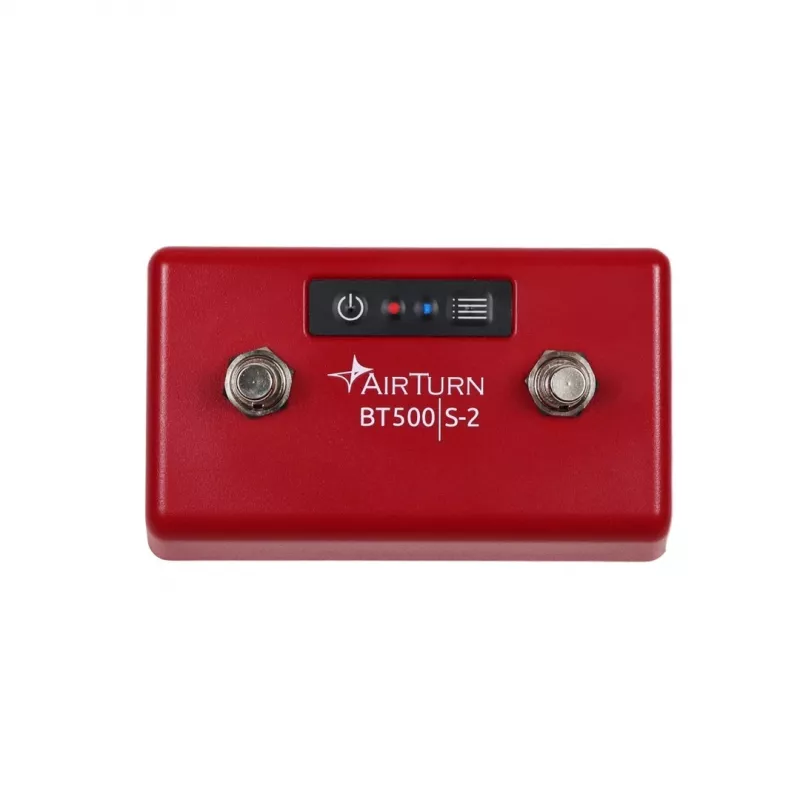 AirTurn BT500S-2 Silent Bluetooth Foot Switch Controller for Page Turning, Teleprompting, Music and Presentation Control