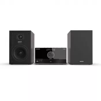 Aiwa MSBTU-600 50W Bluetooth CD Micro Hi-Fi System with FM Radio, USB, Aux-in, LED Display, Remote Control, Black