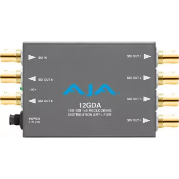 AJA 12GDA 12G-SDI 1x8 Distribution Amplifier