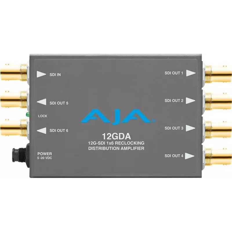 AJA 12GDA 12G-SDI 1x8 Distribution Amplifier