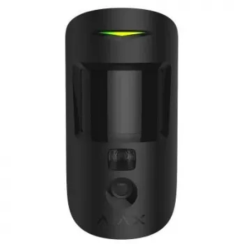 AJAX MotionCam HD Wireless Motion Detector with Camera, Black (PHOD 118275)