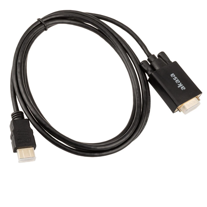 Akasa AK-CBHD26-20BK HDMI to VGA Adapter Cable 2m Black