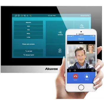 AKUVOX C313W-2 Video Door Phone Monitor 7 inch Touch Screen Android 6.0 PoE