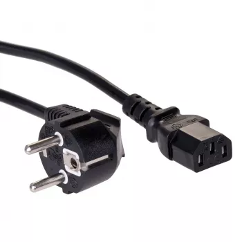 Akyga AK-PC-06A Power Cable 3m CEE 7/7 to IEC C13 Black
