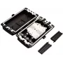 ALANTEC FOM-48K-P Flat Pass-Through Fiber Optic Splice Closure, 48 Splices, Complete with Splice Trays, Splice Protection Sleeves, Heat Shrink Cable Sealing Sleeves, Mounting Hardware