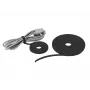ALANTEC PK025CZA Adhesive Cable Tie Mount, Black, PA66, 25x25 mm, 1 pc