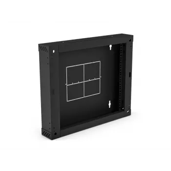 ALANTEC Rear Section 100 mm Hinged/Tiltable for Two-Section Cabinets SW-6U-600-450-01-C, Black