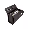 Jüscha Ancona courier bag 45042, black leather