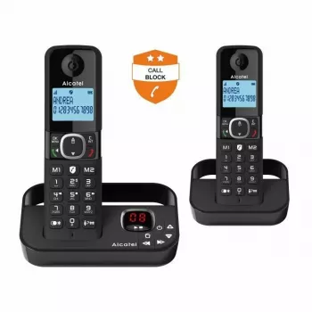 Alcatel 8517110010 DECT Cordless Phone Handset with 1.5-inch Amber Backlit Display
