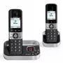 ALCATEL 8517110010 DECT Cordless Phone with 2 Handsets, Black - 1.5 inch Display, Caller ID, Intercom, ECO DECT