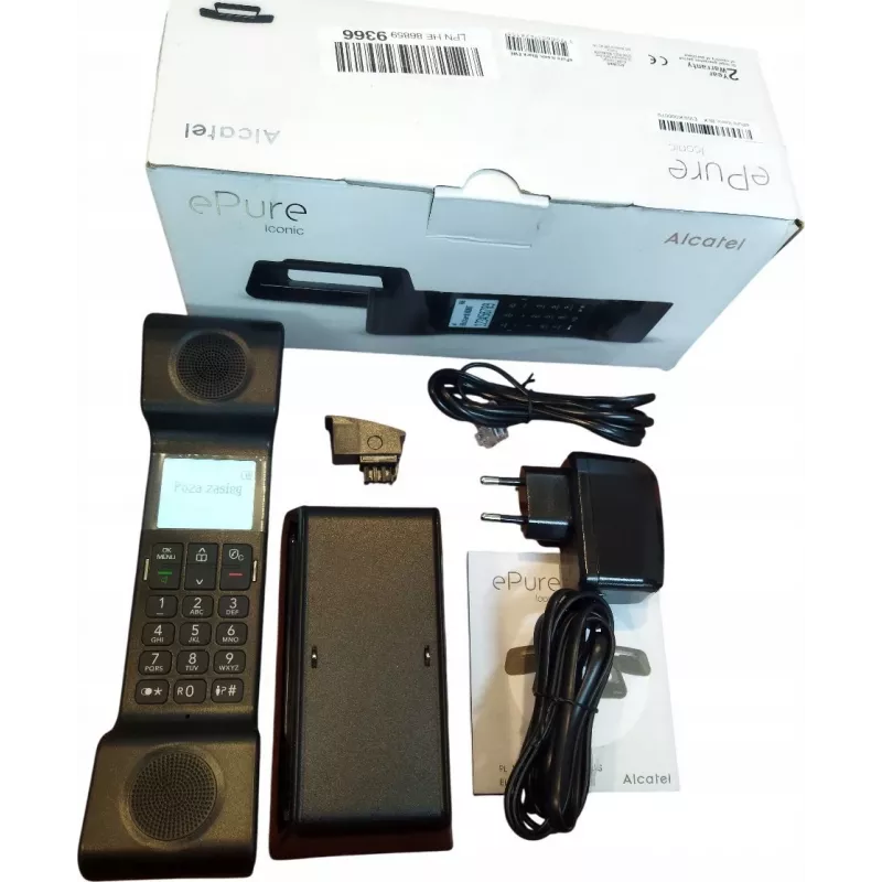 Alcatel ePure Iconic DECT Cordless Phone (Black)