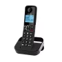 ALCATEL F860 EU DECT Cordless Phone with Answering Machine, Black ATL1423396
