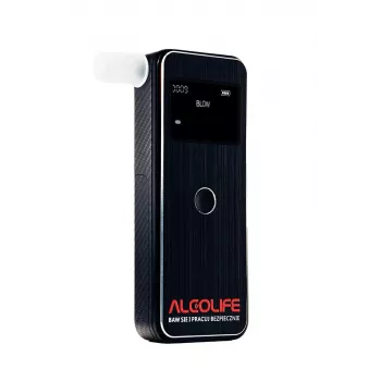 AlcoLife Prime Breathalyzer - Electrochemical Fuel Cell Alcohol Tester with LCD Display