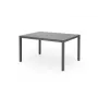 Allibert Outdoor HOVER Garden Table, Anthracite, Rectangular, Seats 6, UV & Weather Resistant, Tool-Free Assembly