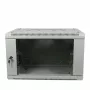 ALLNET 19 inch Wall Mount Enclosure 6U 600x600mm Light Grey Flat Pack SMA Series