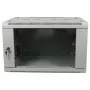ALLNET 19 inch Wall Mount Enclosure 9U 1-Part Depth 450mm Light Grey Flat Pack SMA Series
