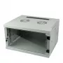 ALLNET 19 inch Wall-Mount Network Cabinet 4U 1-Piece 594x541mm Light Grey SMQ Series