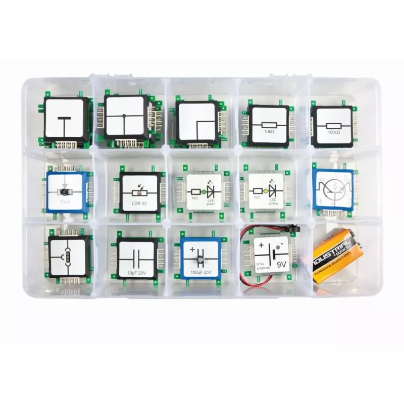 ALLNET BrickRknowledge Basic Set (Spanish Edition) – Arduino-Compatible Electronics & Robotics Learning Kit