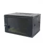 ALLNET SMA-Series 19 inch Wall-Mount Enclosure 9U 1-Part 600mm Depth Black Flat Pack