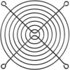 Alphacool 120mm Fan Grill Black (10337)