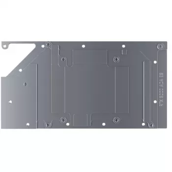 Alphacool 13725 CPU Water Block with Backplate - Nickel-Plated Copper, Acrylic Top, G1/4 inch, Intel LGA 115x/1200/1700/2011/2066, AMD AM4