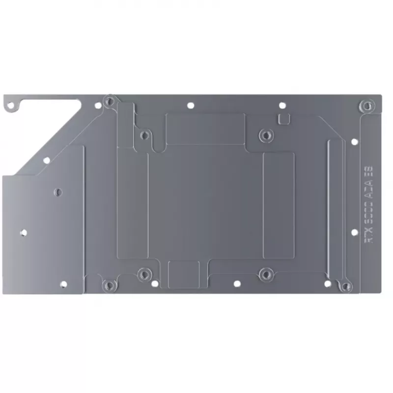 Alphacool 13725 CPU Water Block with Backplate - Nickel-Plated Copper, Acrylic Top, G1/4 inch, Intel LGA 115x/1200/1700/2011/2066, AMD AM4
