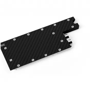 Alphacool 13725 CPU Water Block with Backplate - Nickel-Plated Copper, Acrylic Top, G1/4 inch, Intel LGA 115x/1200/1700/2011/2066, AMD AM4